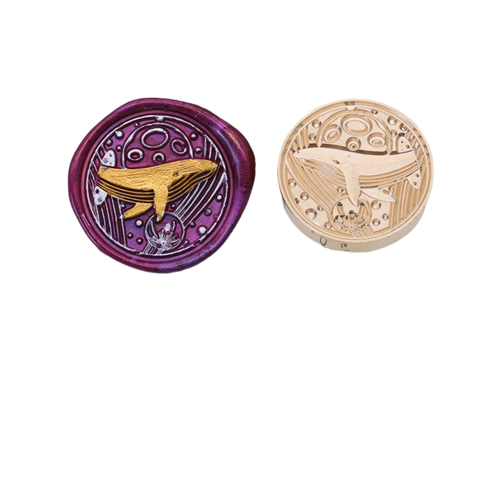 Kalttoy Series Wax Seal Stamp Head Metal Wax Stamp Head for Valentines Card Birthday Card Invitations Envelope