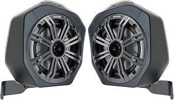 SSV Works 2021-2026 Ford Bronco 2-Door Rear Speaker Pod Upgrade 6.5" Weatherproof Plug & Play Roll Cage Mount Speaker Pod w/SSV A6 120w Speakers - 230-BR-2B65K