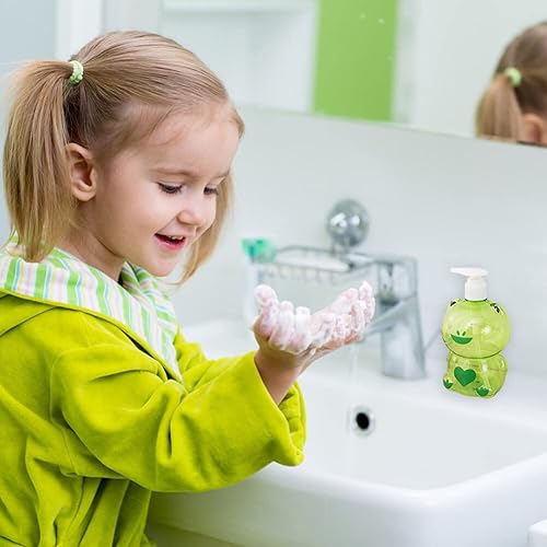 Miniatura 6 de Surakey Dispensador automático de jabón de 16.9 fl oz, dispensador de jabón líquido sin contacto espumoso para niños, dispensador de jabón de manos