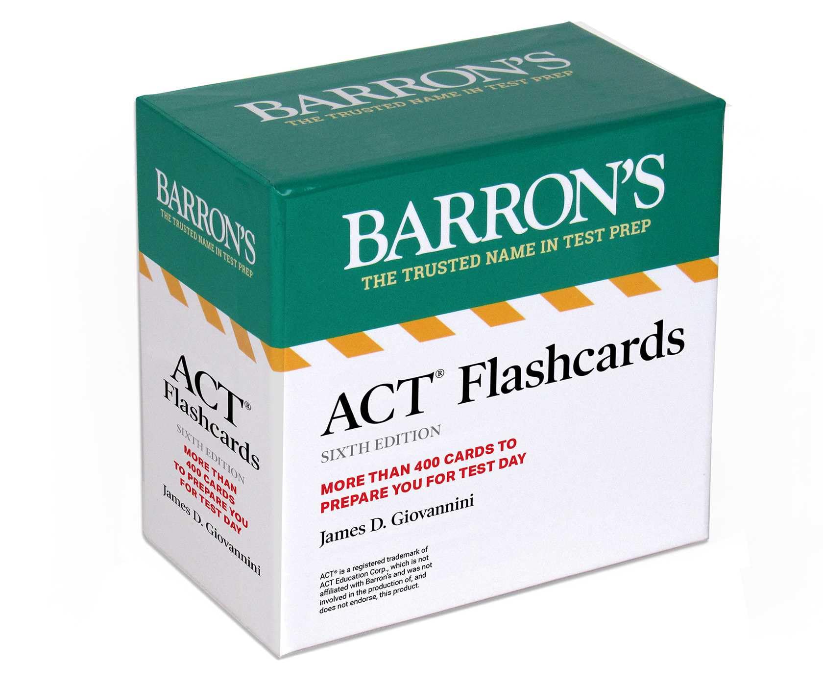 ACT Flashcards, Sixth Edition: Up-to-Date Review (2026) (Barron's ACT Prep)
