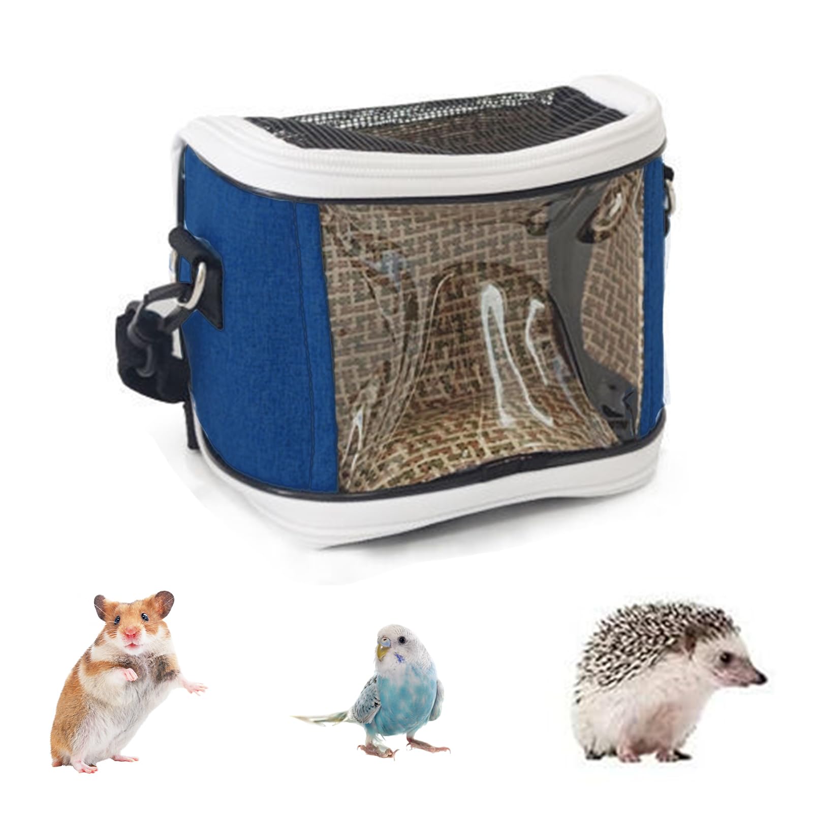 Zaino per uccelli, contenitore di trasporto per uccelli, Bird Travel Bag, Bird Travel Bag, Uccelli, Borsa da viaggio per pappagalli, parrocchetti, piccoli animali per viaggi, escursioni, campeggio, 16