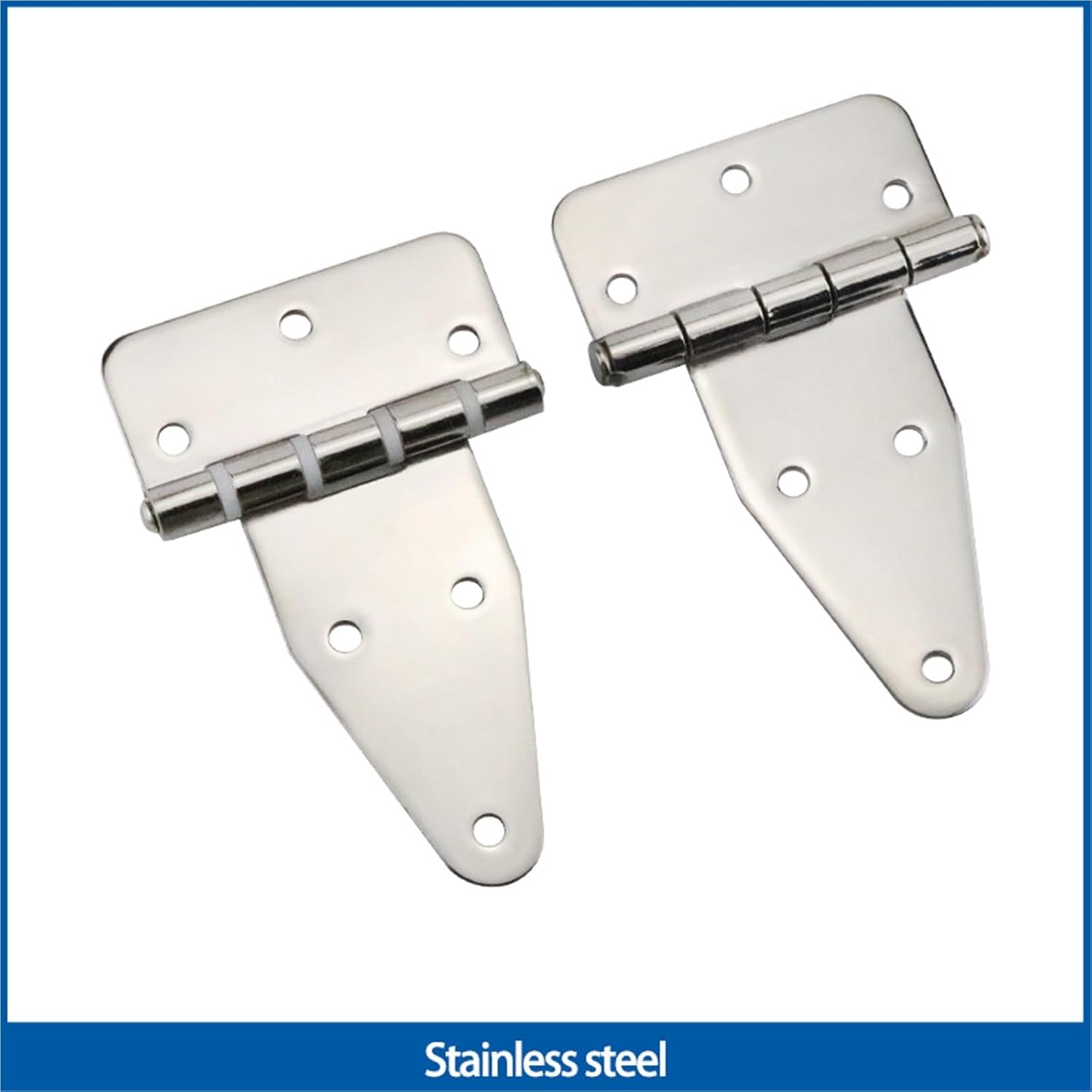 Thickened Flat Folding Door Hinge 304 Stainless Steel 1Pcs(304 SS)