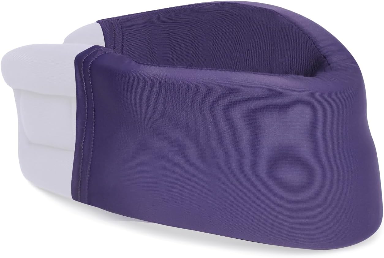 Velpeau Cover Sleeve for Neck Brace & Cervical Collar for Men & Women, Dust Cover, Comfortable Wearing While Sleeping, Working, Breathable Sweat-Absorbent, Quick Dry (Blue, Large)