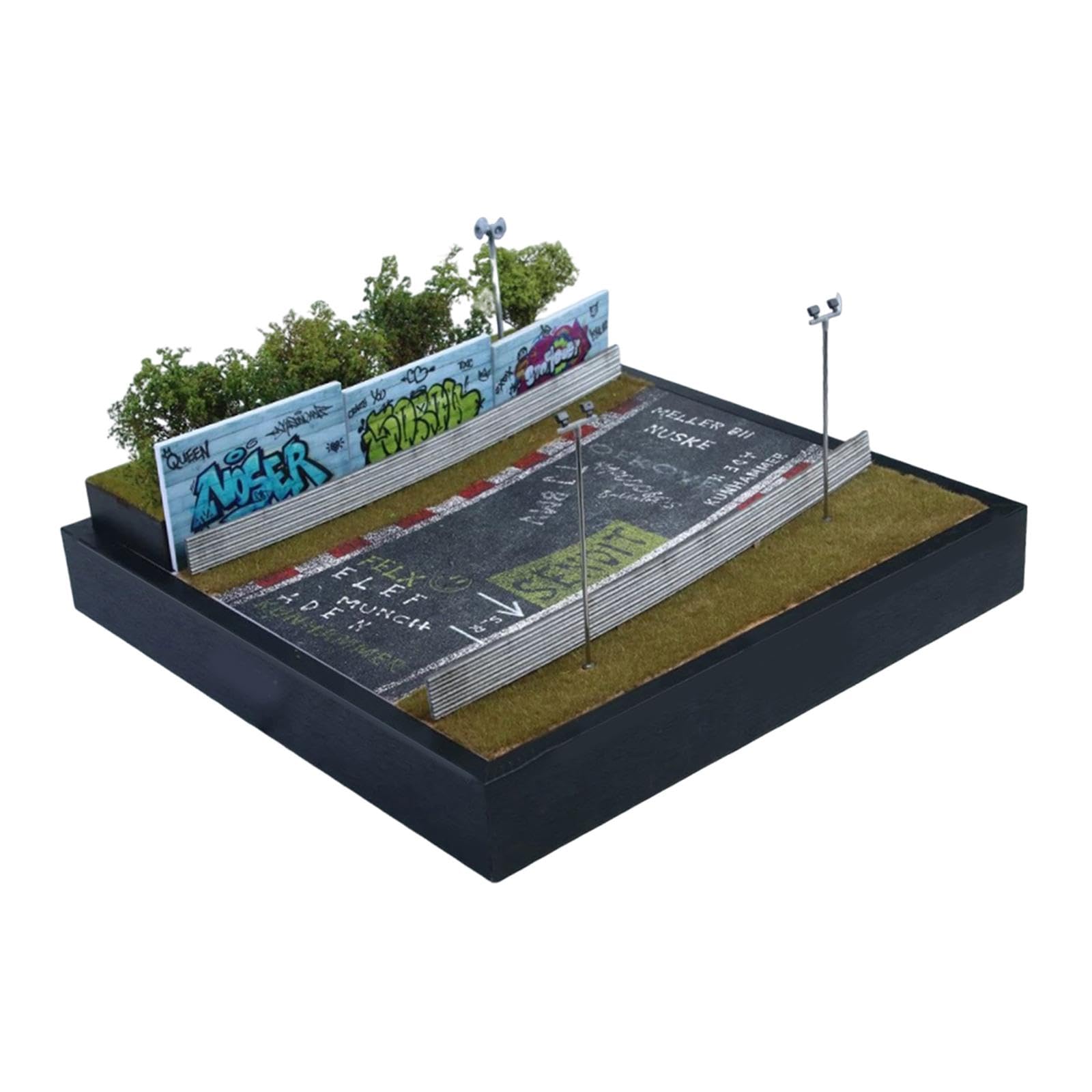 harayaa Ausstellungsständer für Modellautos im Maßstab 1:64, Aufbewahrung für Modellautos, Organizer für Foto-Requisiten, Hintergrund, Diorama, Garage,