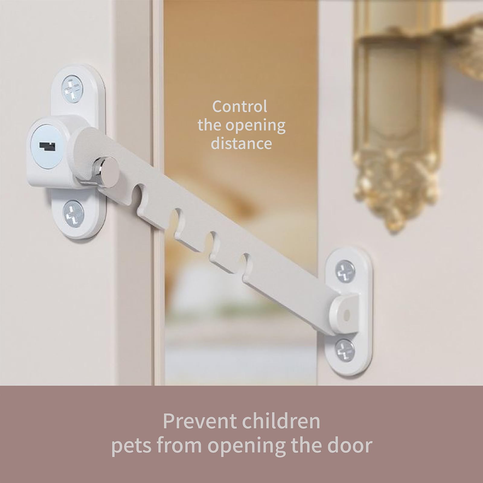 Oligitdi Window Lock Children Protection Window Restrictor Child Safety Window Stopper Falling Prevention Locks — Amazon image 4