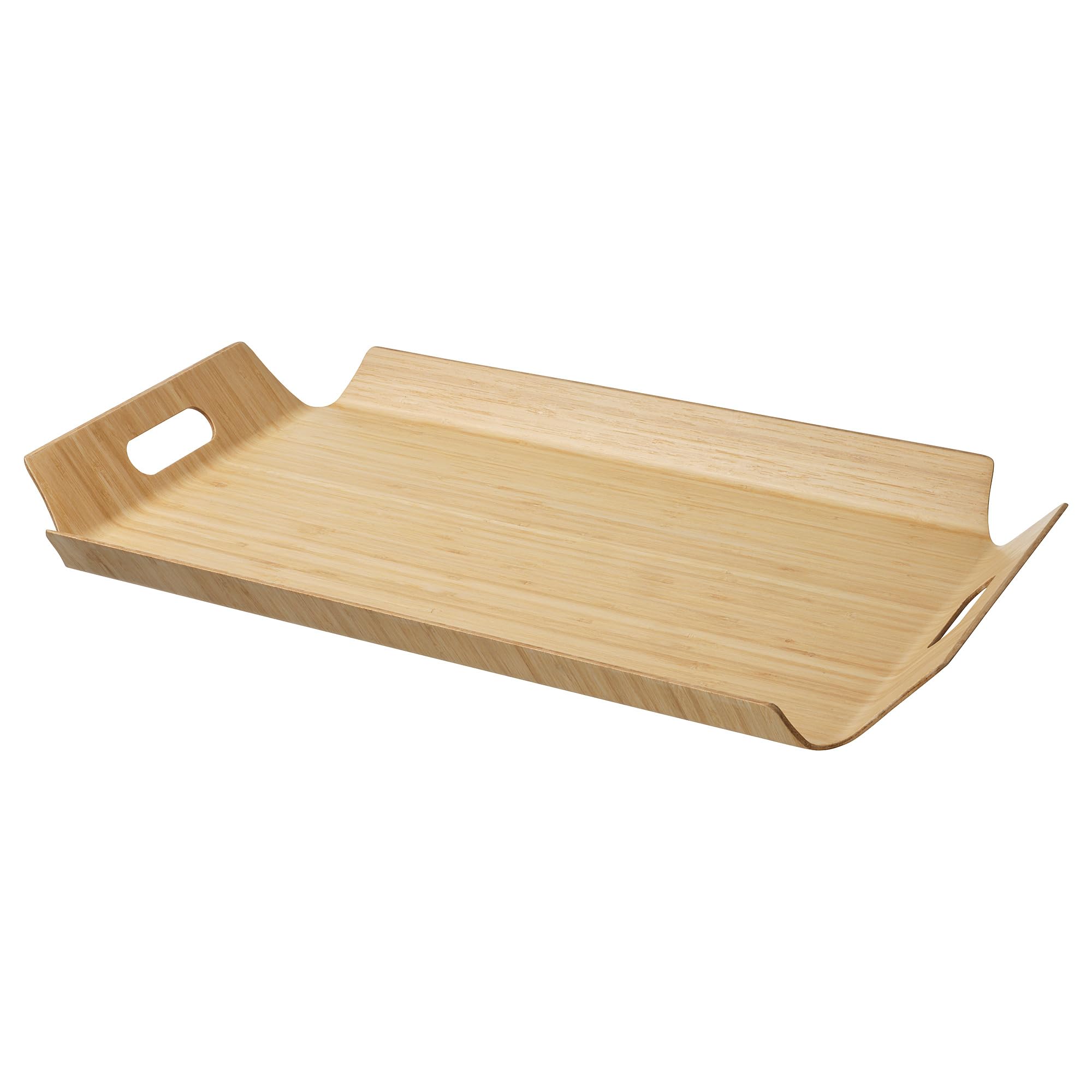 Plateau bambou 58x38 cm SILVERHAJMAL grand modèle de service cuisine et salon
