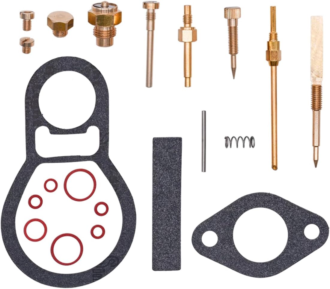 28-24913-1 Carburetor Major Repair Kit Fit for Ford Model A Model A Base Model AA Base 1926 1927 1928 1929 1930 1931 1932 Replace 9590 A-9595-Z 64-2491 511