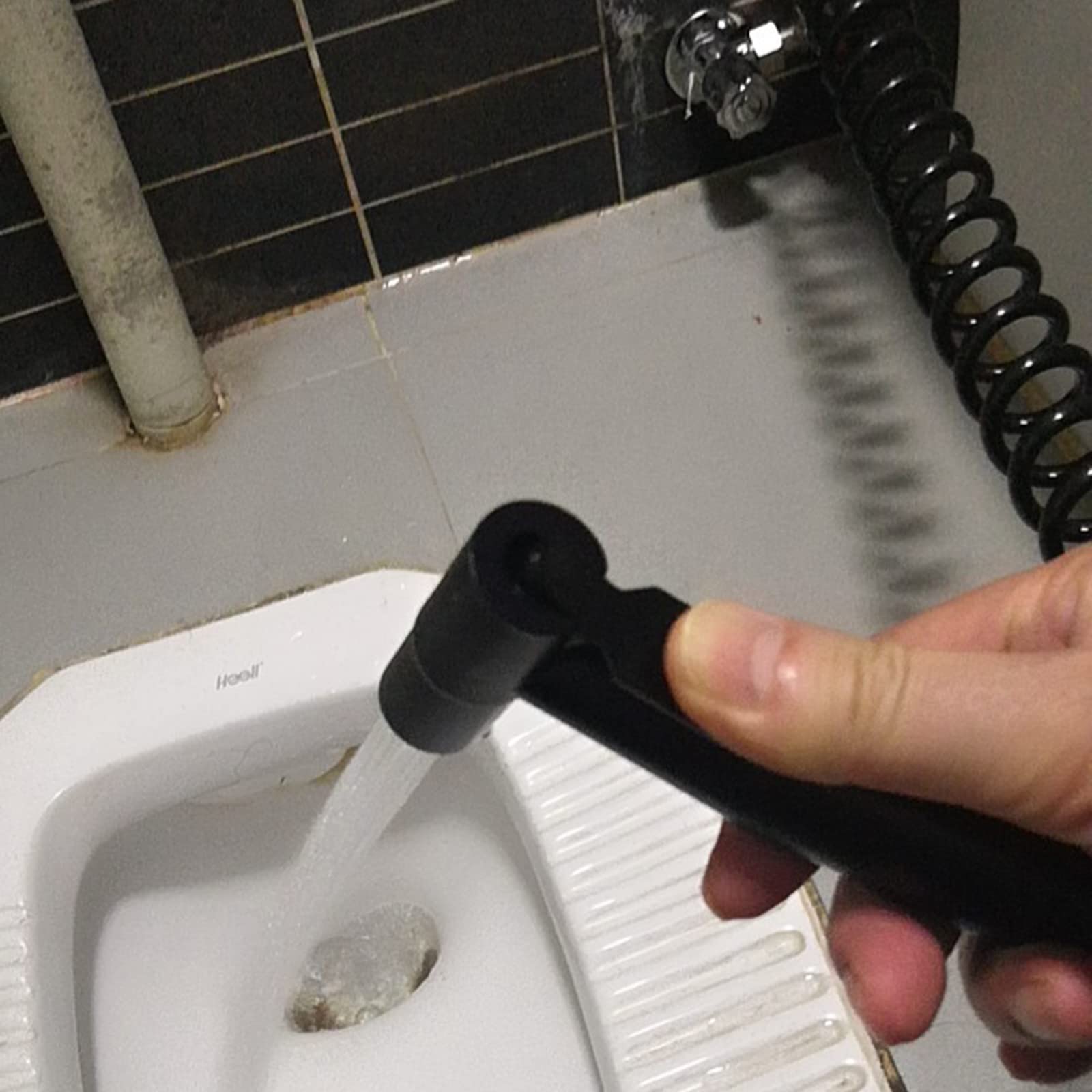 Bateria prysznicowa bidet toaleta bidet spray czarny stal nierdzewna ręczny spryskiwacz bidet głowica toaleta głowica prysznicowa opryskiwacz ze stali nierdzewnej czarny do czyszczenia ręczników