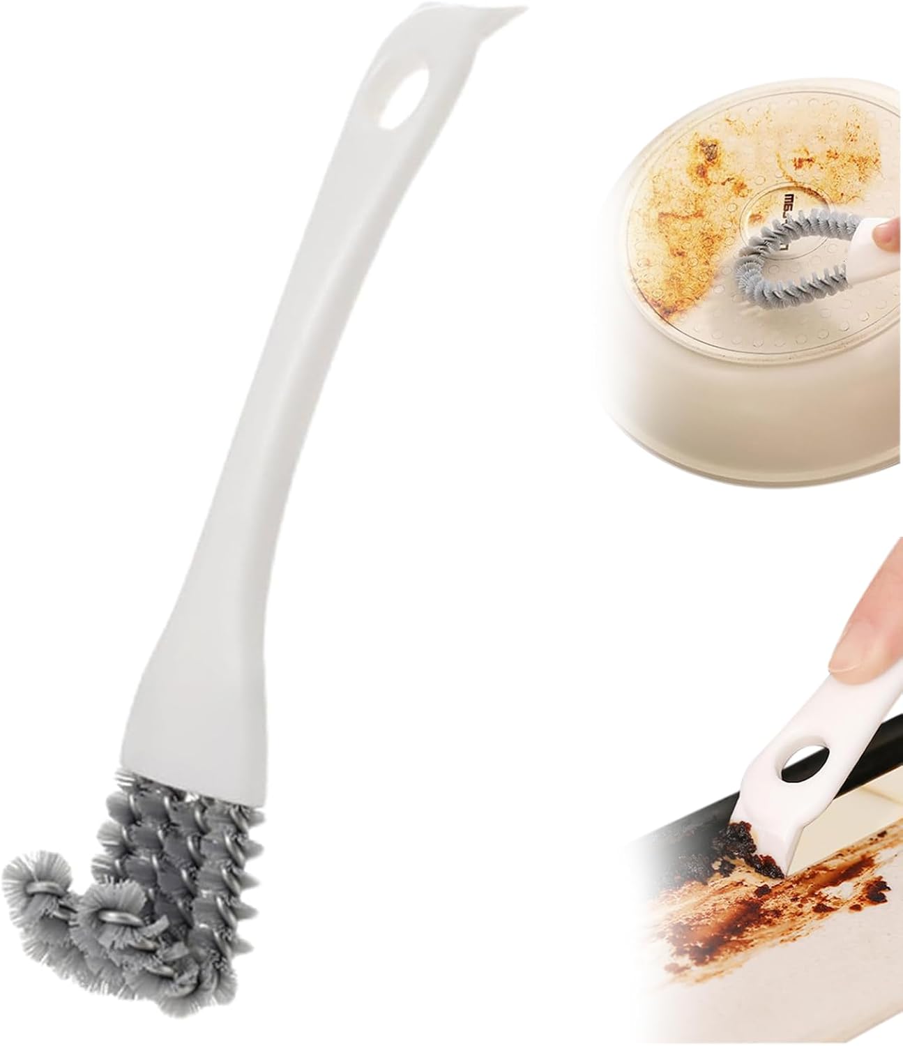 MultiFunction Stove Cleaning Brush with Scraper,2024 New