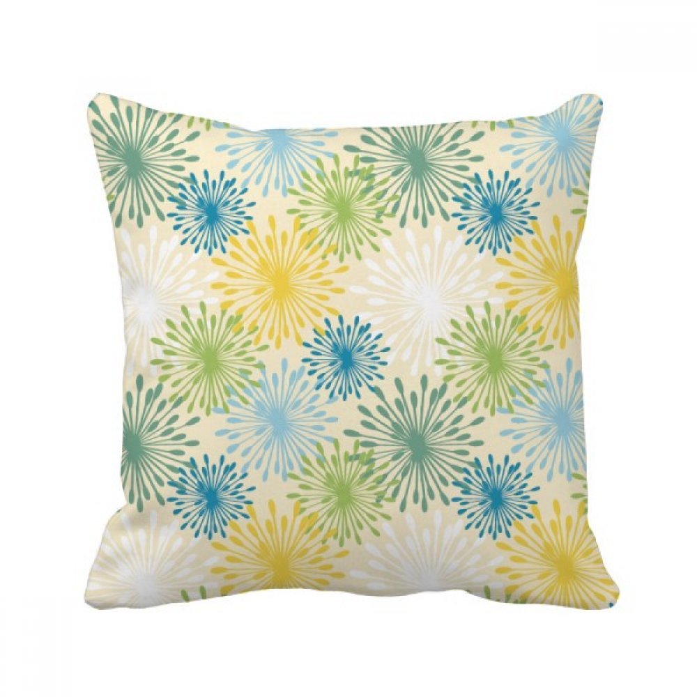 Coussin plante multicolore pour canapé crée une ambiance chaleureuse dans votre salon