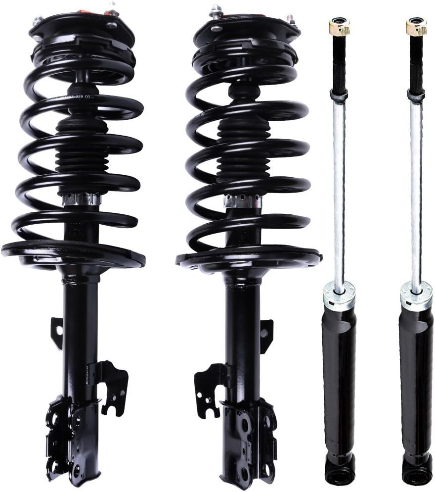 ECCPP Complete Struts Front and Rear Pair Strut Assembly Shock Absorber for 2005-2010 for Toyota Sienna Set of 4