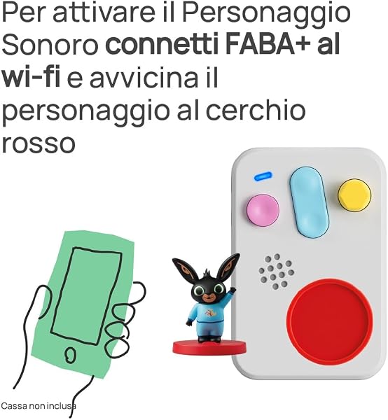 FABA Personaggio Sonoro – Buonanotte Bing – Storie e fiabe sonore per bambini e bambine 1-3 anni - Ascoltabile Raccontastorie, gioco educativo versione italiana - 3