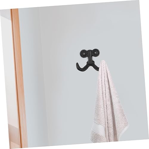 Miniatura 8 de Cabilock Gancho de hierro fundido para barba, colgador de ropa para colgar llaves, gancho para toallas, ganchos rústicos para colgar en la pared,