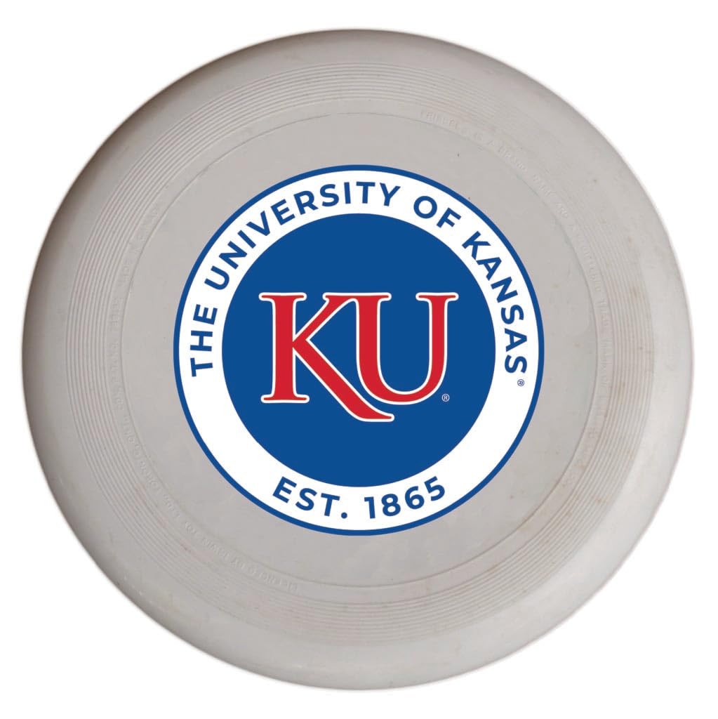 Kansas Jayhawks Frisbee Flying Disc Officially Licensed Circle Design