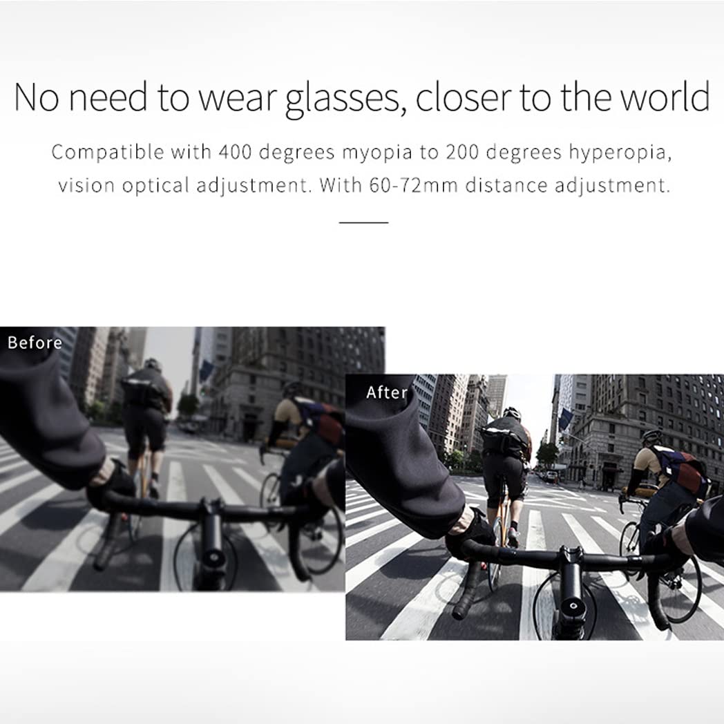 Gafas de Realidad Virtual, 3D VR Gafas con Controlador Bluetooth para Juegos Visión Panorámico VR Glasses para iPhone 13 Pro Max/13 Pro/13/12/11, para Samsung Galaxy S21, Huawei, Xiaomi