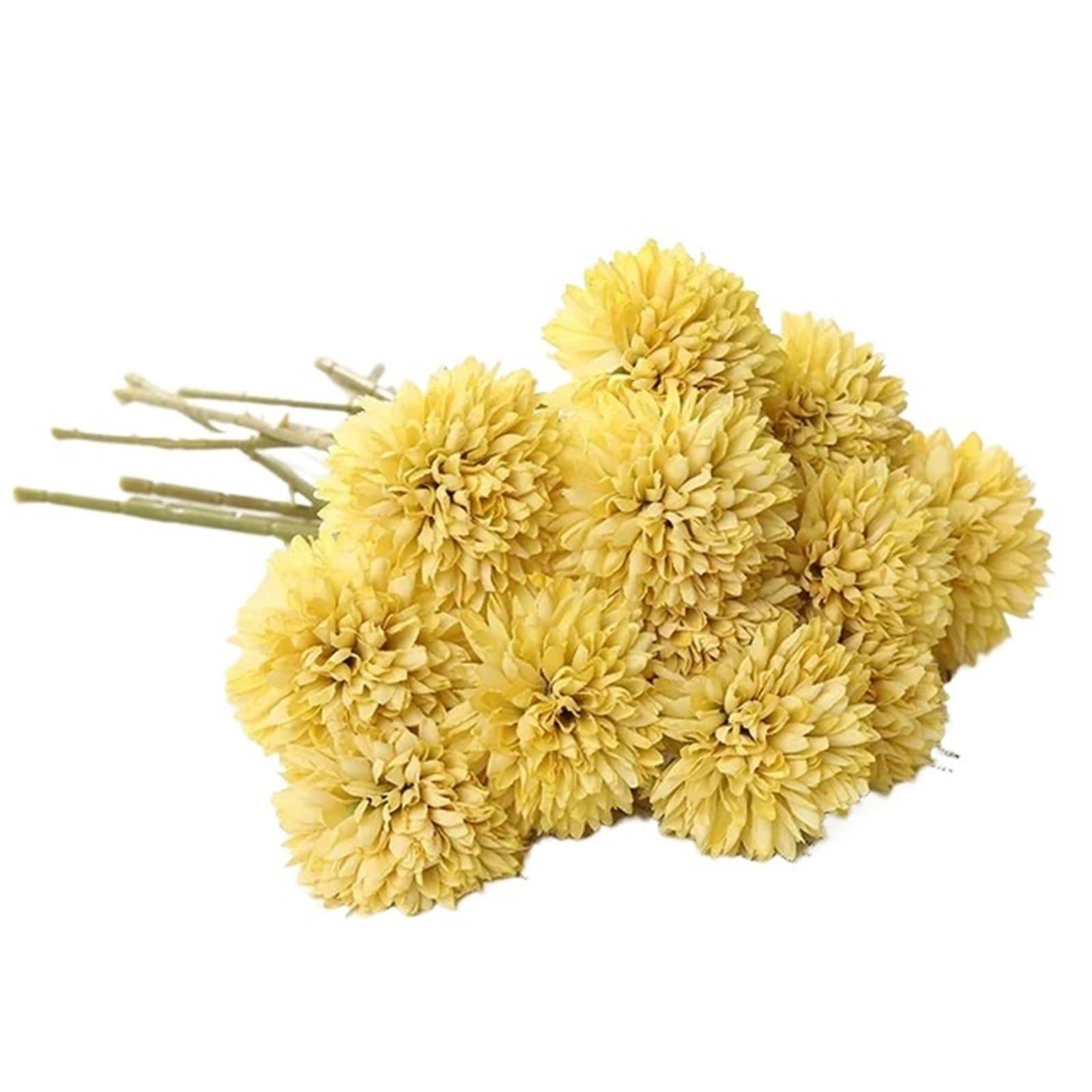 LuoAXINN Artificial Flower Branches 5Pcs Hydrangea Artificial Flowers Bouquet For Home Bedroom Decor Wedding Decoration Craft Vases Flower Arrangement Accessories(Color10)