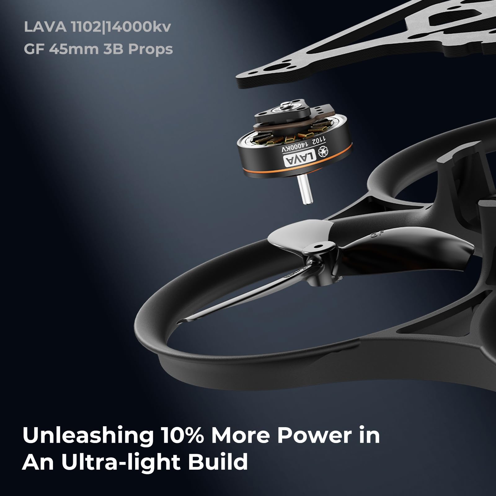 Châssis BETAFPV Pavo Pico Brushless Whoop - 80mm, PA12 Ultra Léger, Support HD VTX DJI O3