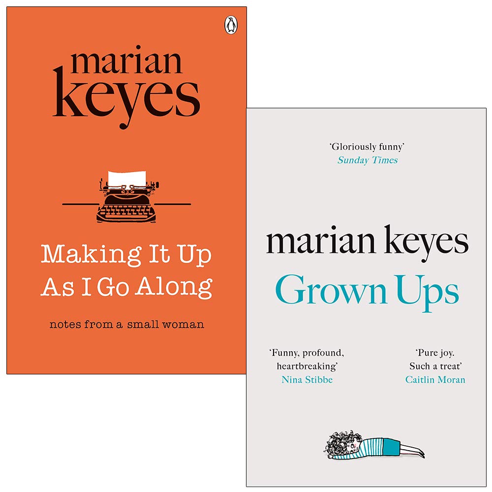 Making It Up As I Go Along & Grown Ups By Marian Keyes 2 Books Collection Set