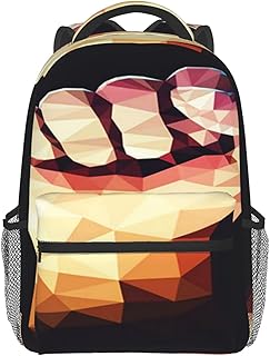 Zaino Scuola Striscia di forma, Zaini Zaino per Viaggio Scuola, Zainetto Bambini Ragazzo Ragazza