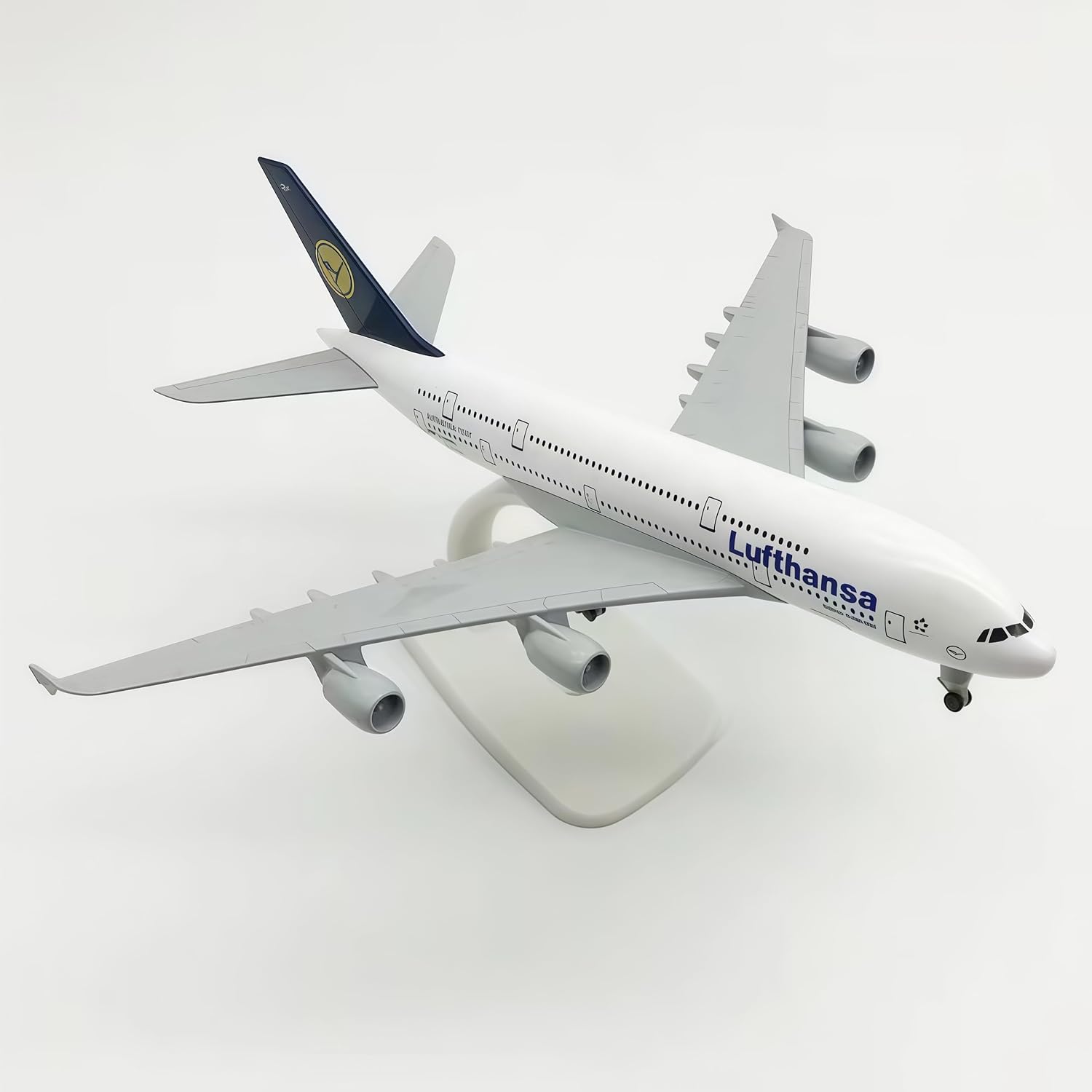 Lufthansa A380 1:300 Scale Diecast Alloy Model Airplane for Desk Display Collectible Aviation Gift