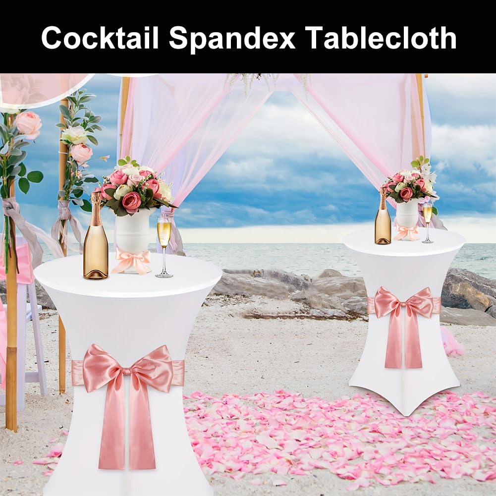 Tovaglia Elastica Cocktail 2 Pezzi per Bar Patio Matrimoni Banchetti Feste