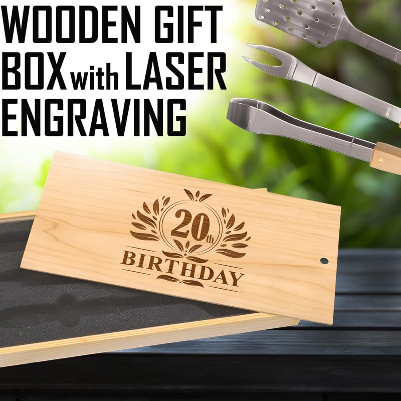 Set para parrilla personalizado en caja premium miniatura 5
