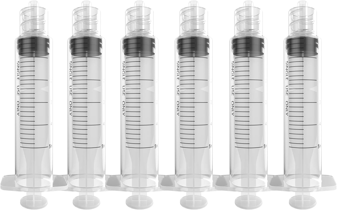 5ml Luer Lock Syringes (No Needle) Sterile -30 Pack Syringes,Individually Wrapped