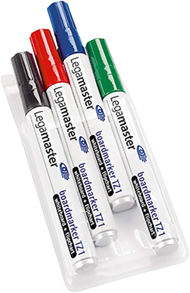 Legamaster TZ1 Board Markers - Wallet x4 Assorted