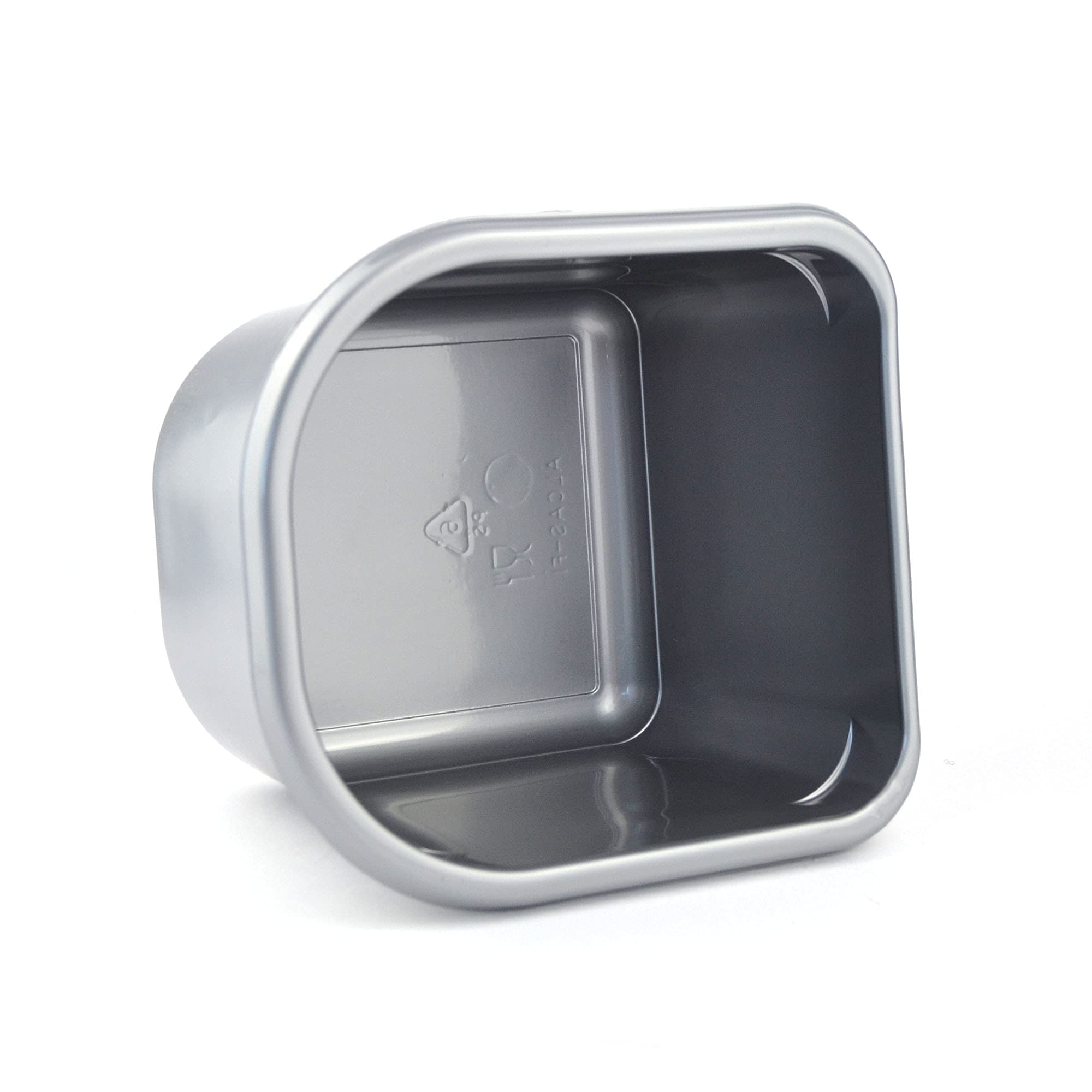 Lot de 25 demi-bac de 2,5 l pour glace grise. Dimensions : 130 x 150 x (H) 120 mm. Bac pour le transport des glaces et des aliments.