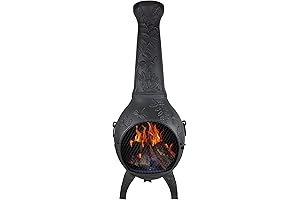 Blue Rooster Chimineas: Embracing Warmth and Style with the Dragonfly Cast Aluminum Chiminea