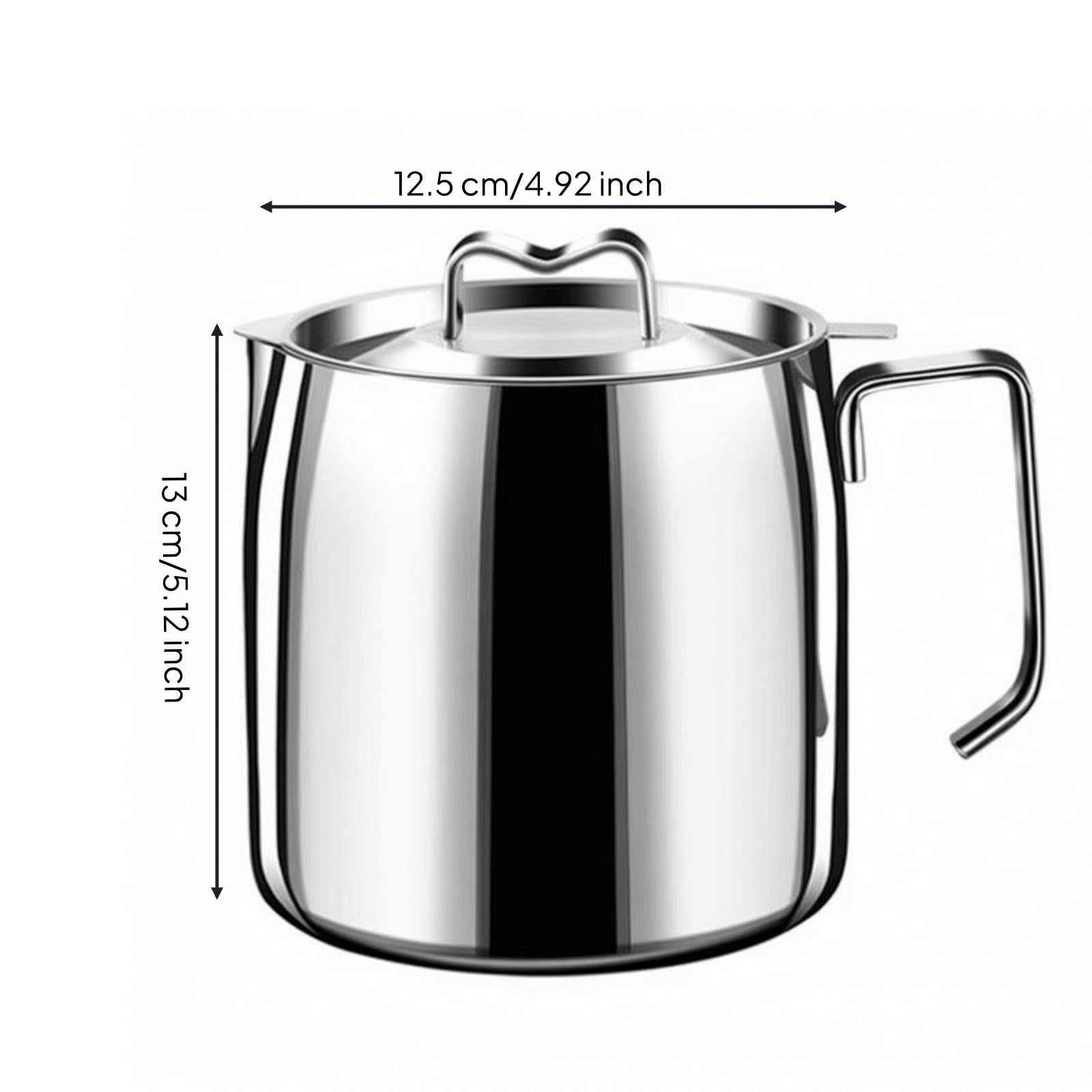 Pot à Filtre à En Inox Pratique, 1.5L