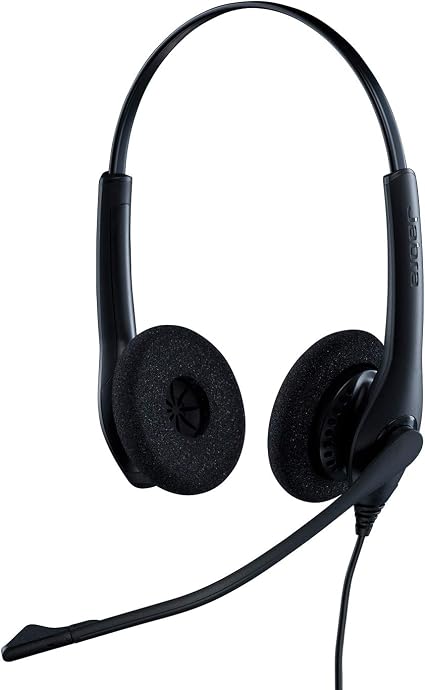 Jabra Biz 1500 Quick Disconnect Cuffie Stereo On-Ear, Cuffie con Cavo,  Microfono con Cancellazione del Rumore e Protezione dai Picchi di Volume,  Per Telefoni Fissi : Gn: Amazon.it: Elettronica