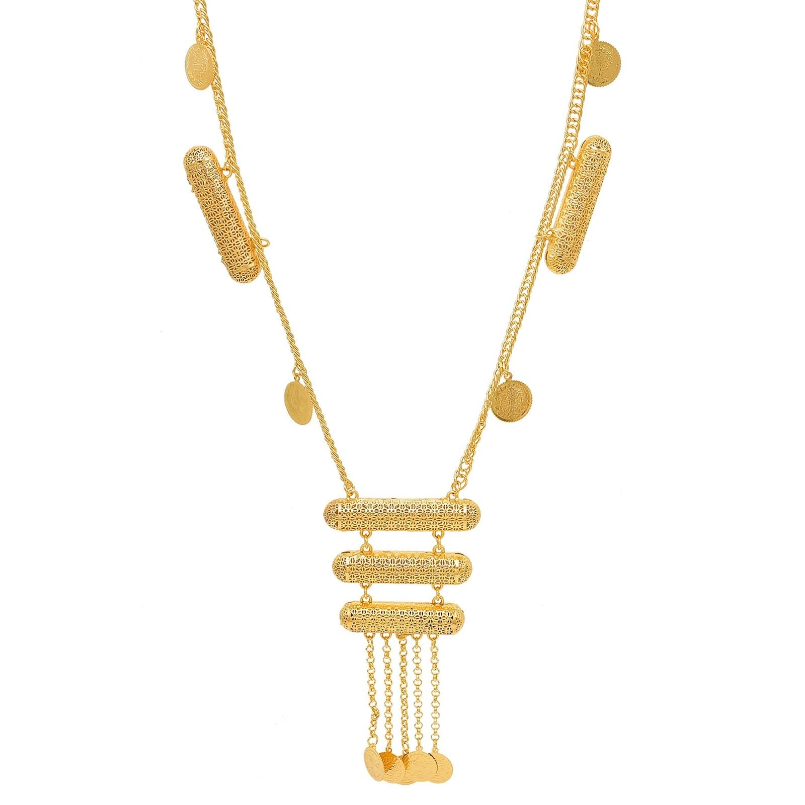 Cadena de bikini dorada KnSam con monedas elegantes para vestidos 7