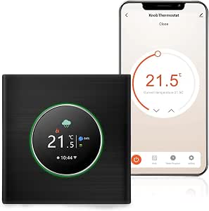 Smart Thermostat Temperature Controller - Programmable Via Knob, App, Or Voice For Water Heating (3A)