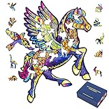 🦉【Diseño único de rompecabezas de animales】Nuestro juego de puzzle animales madera de caballo contiene un total de 100 fragmentos, cada pieza de nuestro rompecabezas de madera tiene su propia forma única, los fragmentos de animales únicos aumentan la diversión del proceso del rompecabezas. Un alto grado de complejidad en el montaje hace que tu tiempo de ocio sea más interesante.