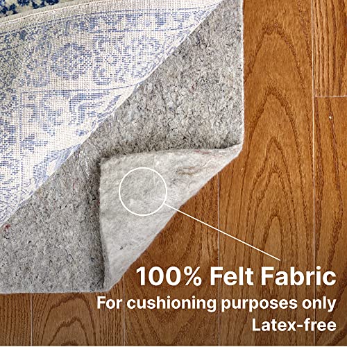 Rugpadusa RPBF24-1941 Basics - 8'X10' - 1/4 Inch Thick - 100% Felt - Protective Cushioning Rug Pad - Safe For All Floors And Finishes Including Hardwoods thumb #1