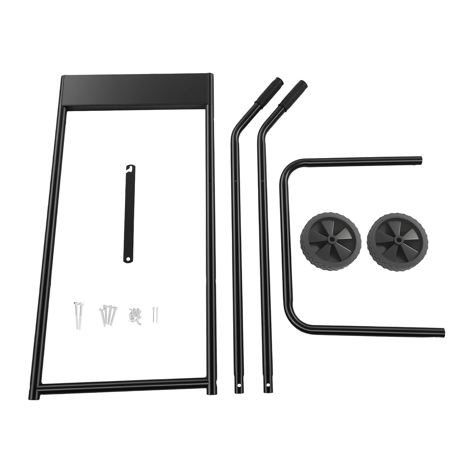 Carro de Transporte Plegable para Motor Fueraborda - 70 kg de Capacidad, Soporte para Motor, Remolque de Barco con Rueda Sólida