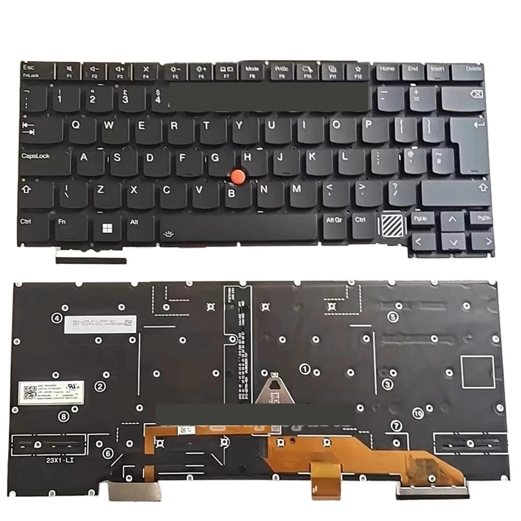 Nouveau clavier QWERTY JP Swiss UK US for ThinkPad X1 Carbon 12th Gen2024
