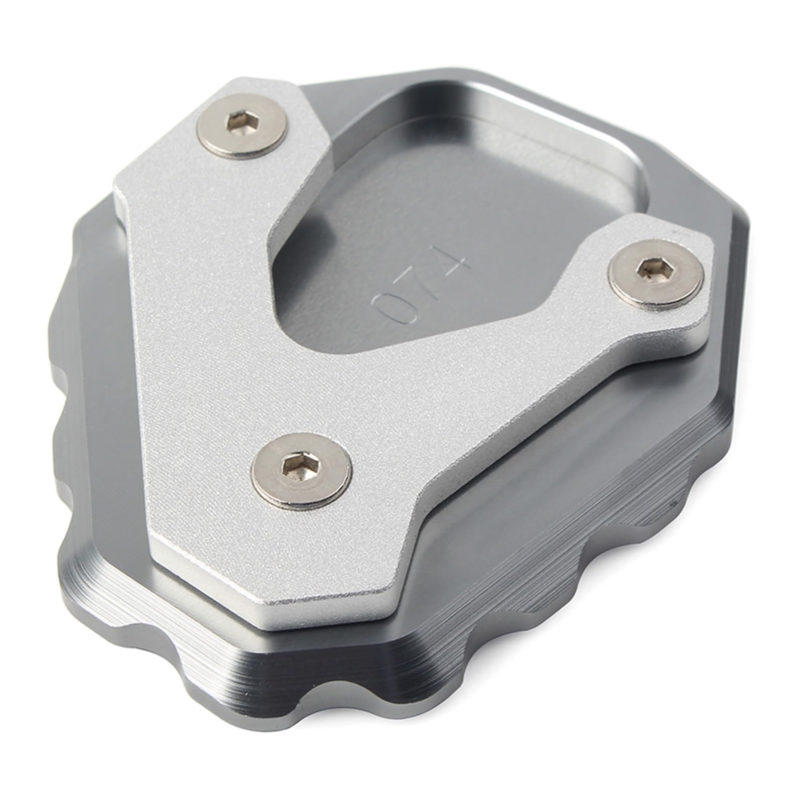 Support béquille moto CB500X anti-chute plaque d'extension aluminium 2019
