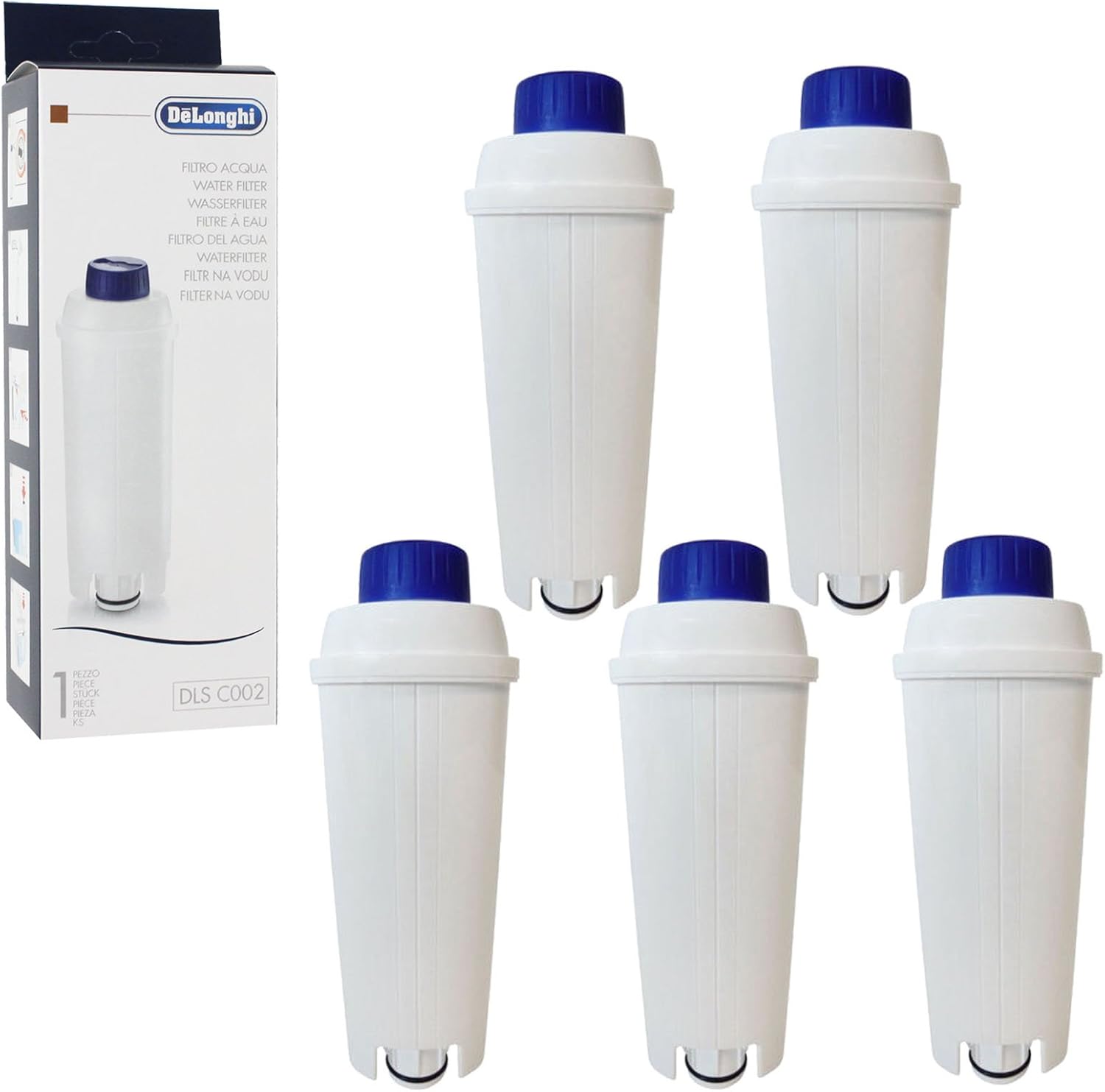 De’Longhi Delonghi Espresso and Bean to Cup Coffee Machine Water Filter Cartridges (Fits ECAM Series, SER3017) De’Longhi Delonghi Espresso and Bean to Cup Coffee Machine Water Filter Cartridges (Fits ECAM Series, SER3017)