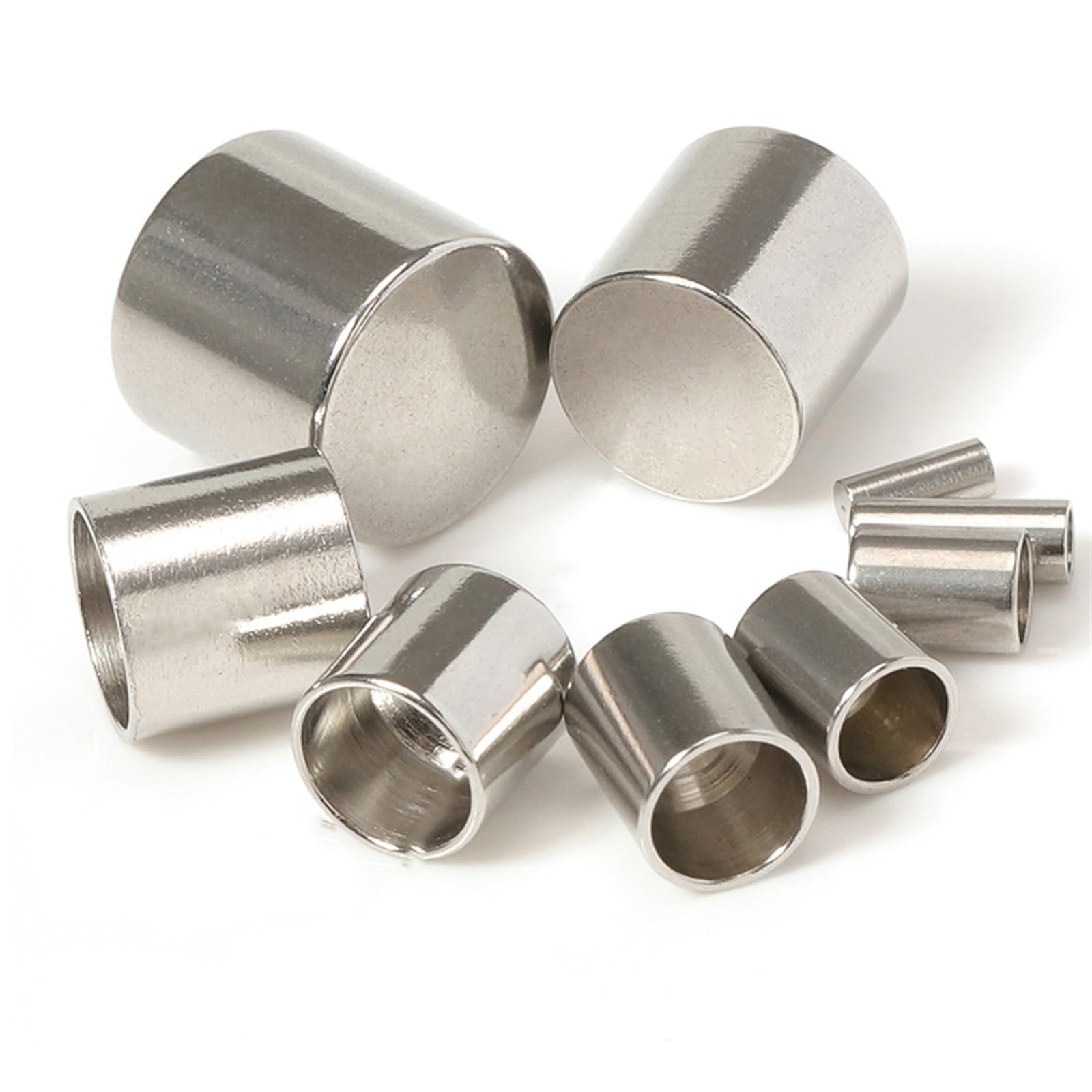 Amazon.co.jp: KEMKEY クリンプエンドキャップ、20ステンレススチール