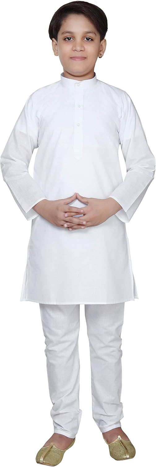 Boy's Cotton Kurta Pyjama Set