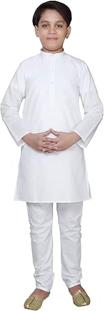Boys Cotton Kurta Pyjama Set