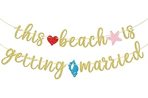 This Beach Is Getting Married Banner, Beach Bachelorette Banner,Bachelorette Engagement Party Decor