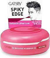 GATSBY Moving Rubber Spiky Edge Hair Wax - Strong All-Day Hold for Spikes & Bundles, 80g Japanese Formula