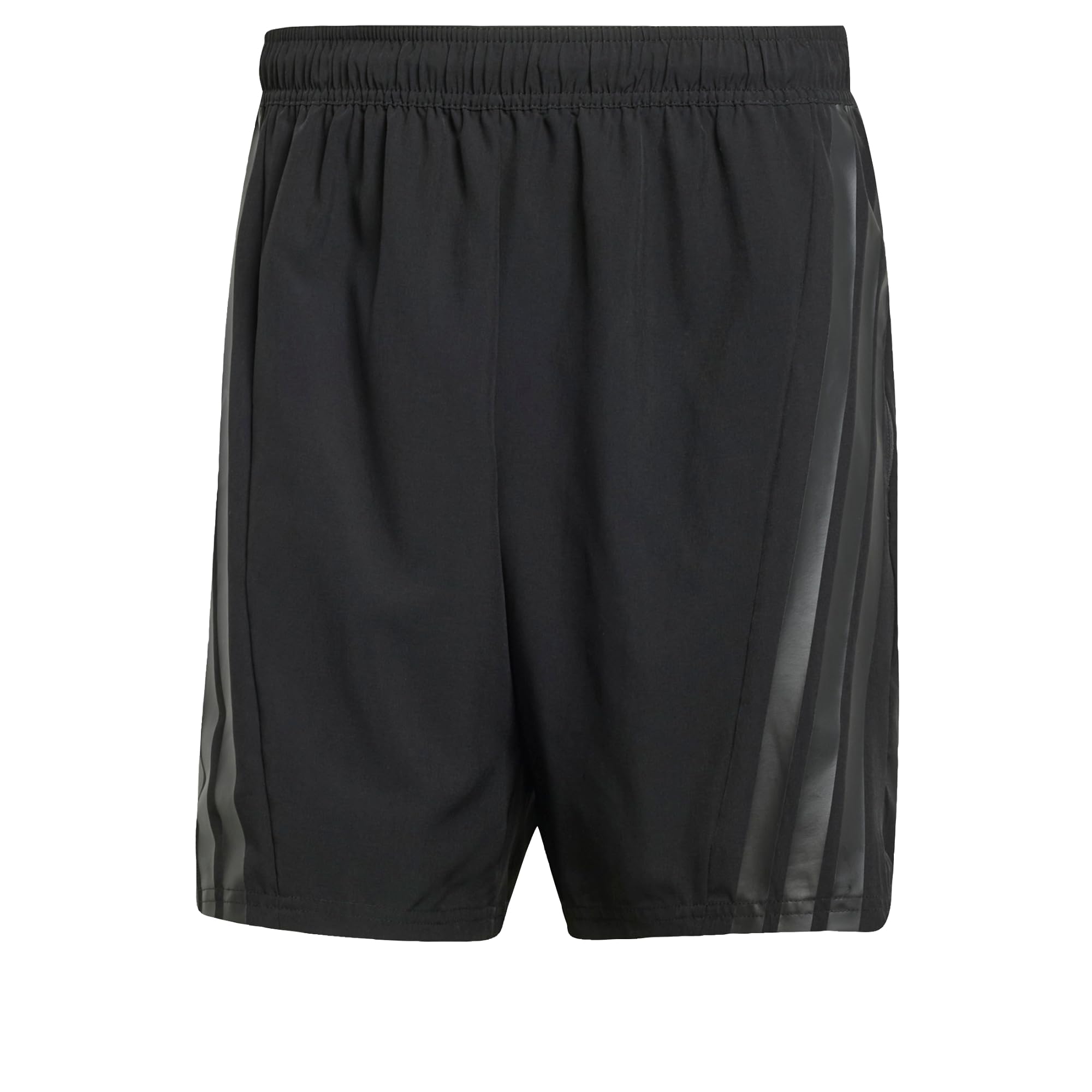 adidas Men's D4T Workout 3 Stripes Shorts, Black, 3XL 7 inch
