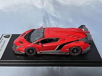 ✨美品✨ LookSmart 1/43 ランボルギーニ ニヴェネーノ 箱付き Amazon | ルックスマート 製ランボルギーニ ヴェネーノ 赤 1/43