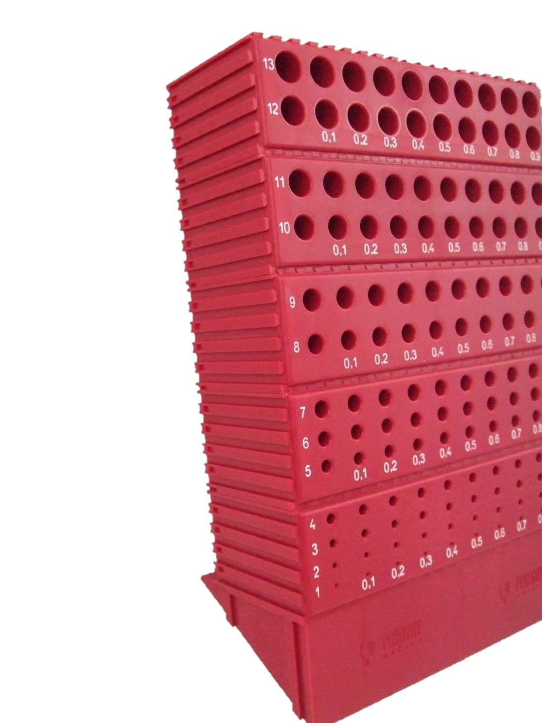 Bohrerregal für Bohrer Ø 1,0-13,9 mm 130 Bohrer