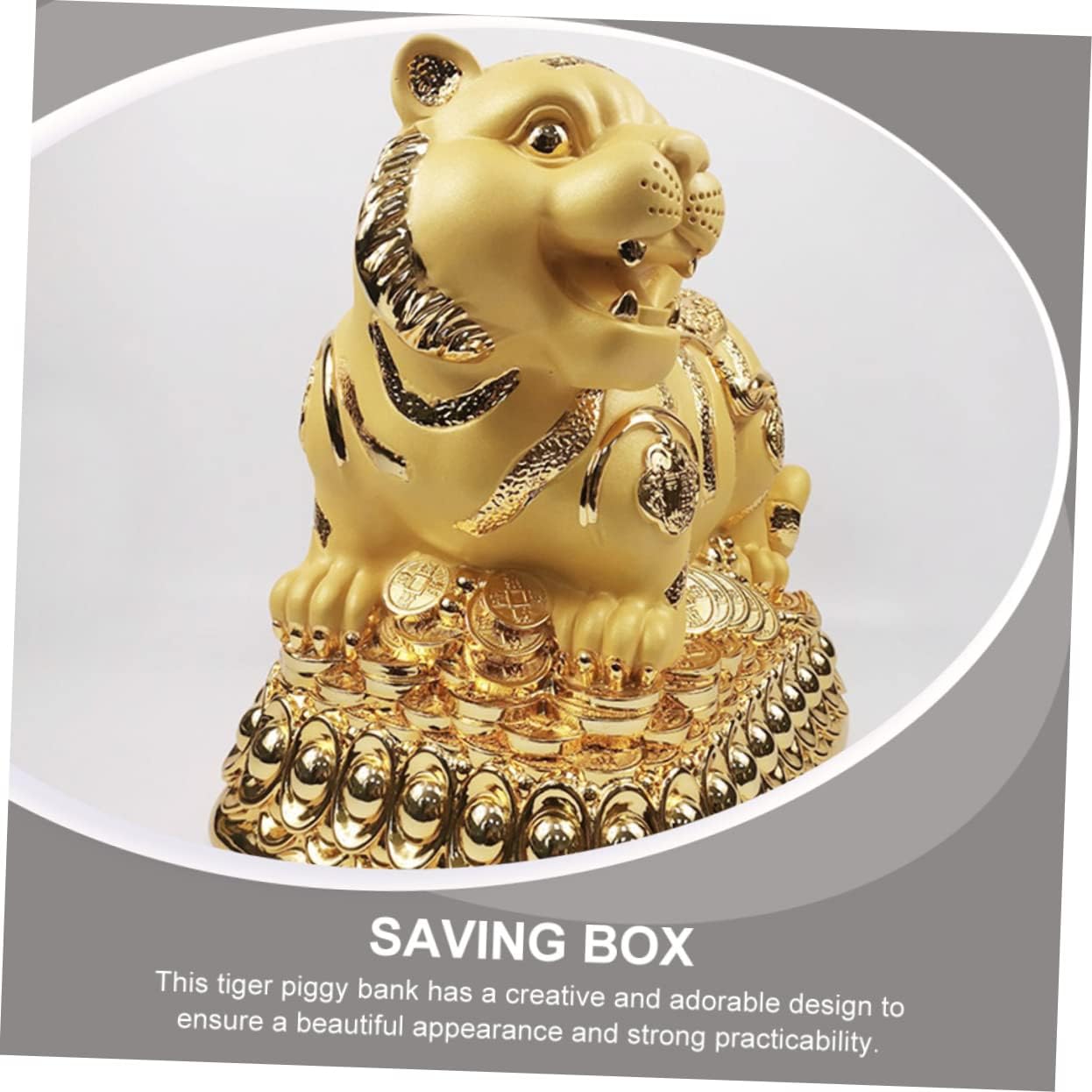 Cartoon Tiger Money Bank Boys and Girls Coin Money Bank Boys and Girls and Decorative Savings Pot