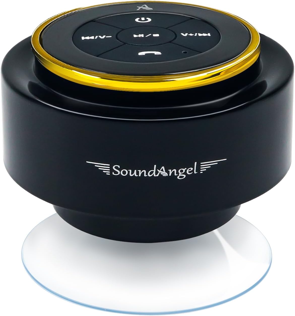 จากบนลงล่าง view of the XLEADER SoundAngel Mate Pro speaker showing control buttons